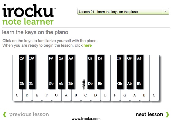 Piano Note Learner - IROCKU