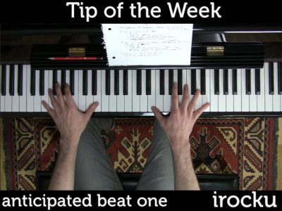 IROCKU Piano Tips – Anticipating the Beat